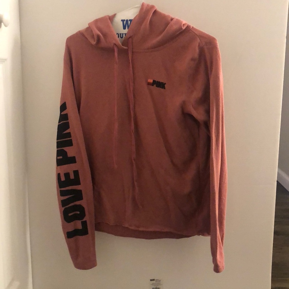 pink sweatshirt